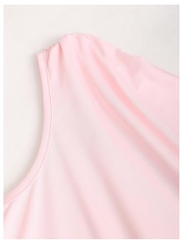 Women's Off Shoulder Layered Ruffle Dress 3D Flower Asymmetrical Flared Mini Dresses