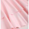 Women's Off Shoulder Layered Ruffle Dress 3D Flower Asymmetrical Flared Mini Dresses