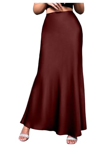 Women's Elegant High Waist Maxi Skirt Cocktail Party Wedding Long Skirts