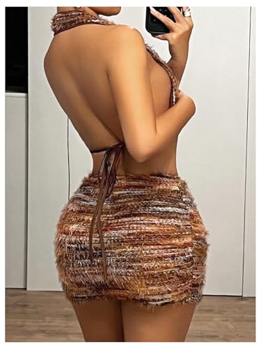 Women's Tie Dye Low Rise Mini Skirt Distressed Party Club Bodycon Skirts
