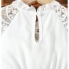 Toddler Girl's Lace Mock Neck Cap Sleeve Dress Belted A Line Flared Dresses