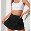 Women's Pleated Tennis Skirts High Waisted Golf Badminton Workout A Line Athletic Skorts