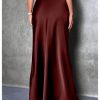 Women's Elegant High Waist Maxi Skirt Cocktail Party Wedding Long Skirts