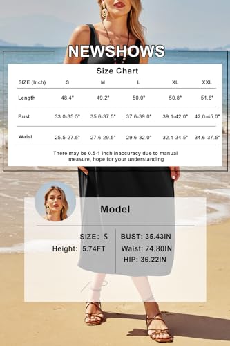 Women's 2024 Summer Sundresses Casual Beach Vacation Outfits Long Flowy Sleeveless Tank Maxi Dress with Pockets