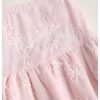 Women's Layered Ruffle Mini Skirt Floral Embroidered Elastic Waist A Line Skirt