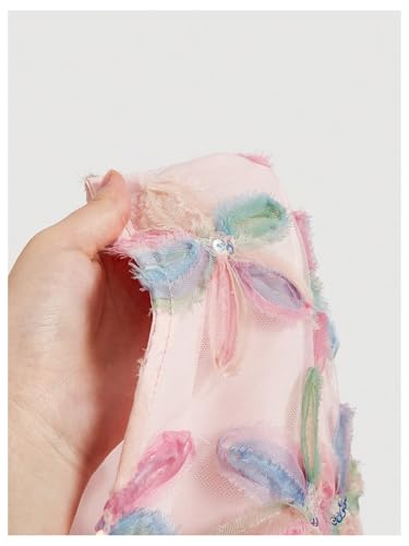 Women's Floral Appliques Mesh Skirt Low Rise Mini Skirts