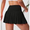Women's Pleated Tennis Skirts High Waisted Golf Badminton Workout A Line Athletic Skorts