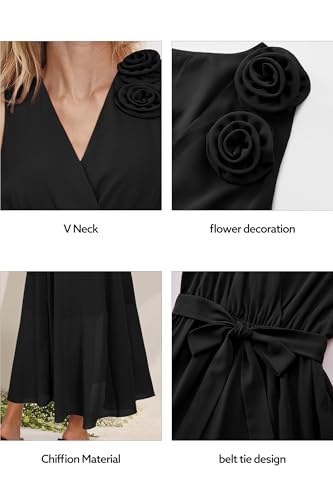 Womens 2025 Summer Wedding Guest Bridesmaid V Neck Sleeveless Long Formal Evening Party Maxi Dress