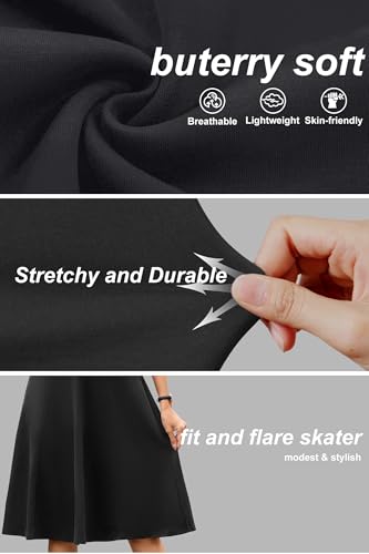 Womens 2025 Summer Teacher Work Modest Dresses Ultra Soft Short Sleeve Midi Old Money Clothes Business Casual Dress