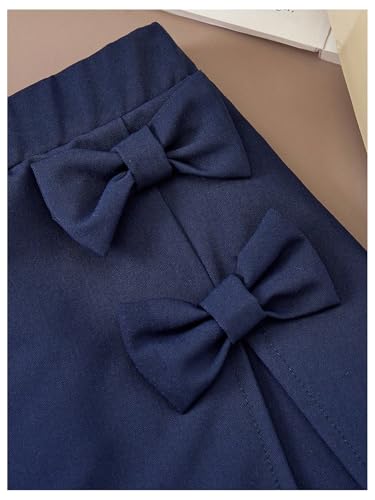 Toddler Girl's Elastic Waist Bow Skorts Summer Cute Skirt Shorts