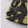 Girl's 2 Piece Outfits Letter Graphic Print Short Sleeve T-Shirt and Camo Print Cargo Skirt Set
