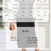 Women 2025 Summer Casual Dress Tie Waist T Shirt Short Sleeve Beach Crew Neck Slit Maxi Trendy